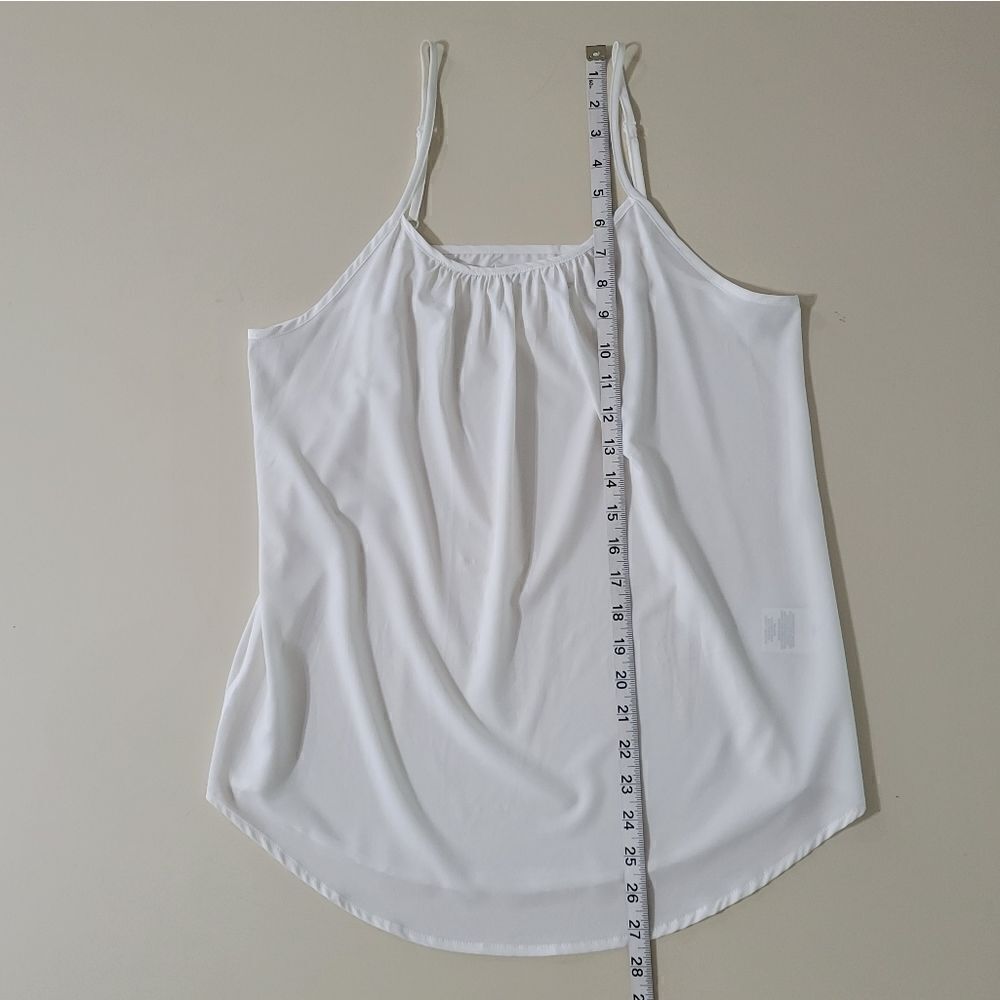 Time and Tru White Camisole Tank Top - Picture 5 of 11